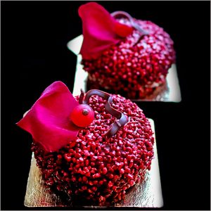Red Berries Mousse Dessert with Rose Water - La Fleur d'Eva