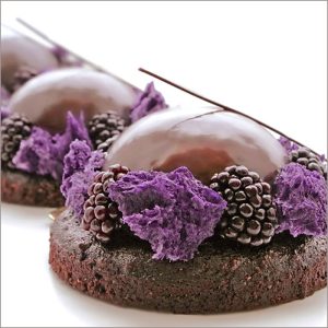 Blackberry Mousse Dessert - Le Desir