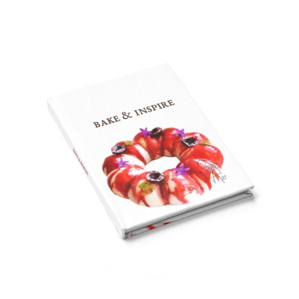 White Lined Hardcover Journal with Cherry Cloud Recipe
