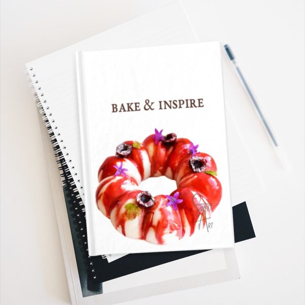 White Lined Hardcover Journal with Cherry Cloud Recipe