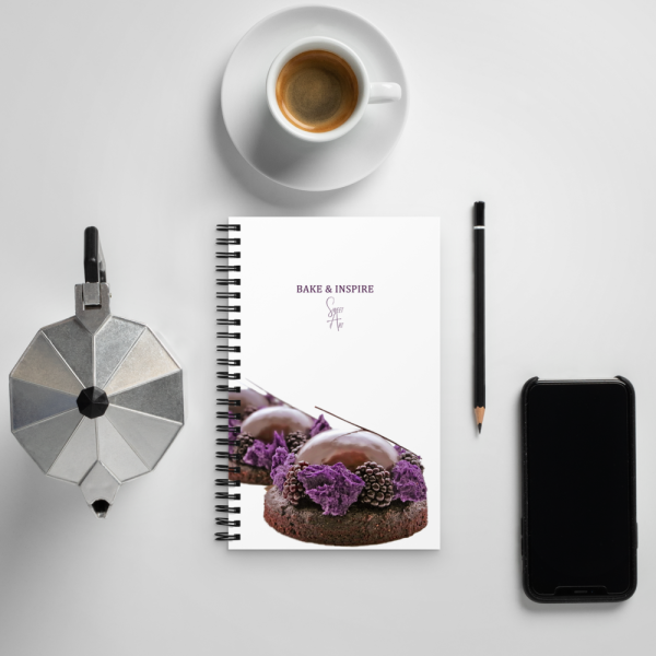 Le Desir White Dotted Spiral Notebook with Recipe