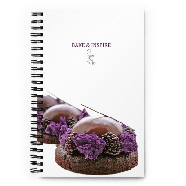 Le Desir White Dotted Spiral Notebook with Recipe